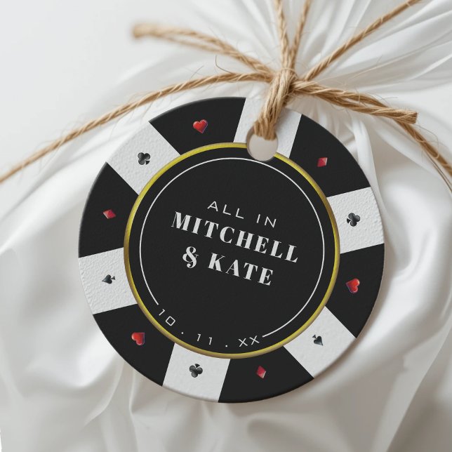 Etiquetas Para Lembrancinhas Poker Chip Wedding (Poker Chip Wedding Favor Tags
)