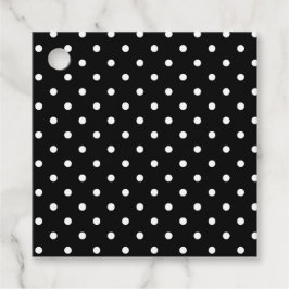 Etiquetas Para Lembrancinhas Polkadots B&W
