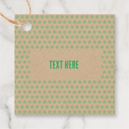 Etiquetas Para Lembrancinhas Pontos Verdes Claros