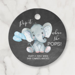 Etiquetas Para Lembrancinhas Pop Elefante De Quadro Chalkboard
