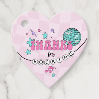 Etiquetas Para Lembrancinhas Pop Star Birthday Heart Favor Obrigado Tag