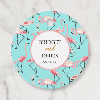 Etiquetas Para Lembrancinhas Praia Casamento Azul Rosa Flamingo