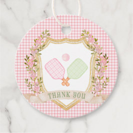 Etiquetas Para Lembrancinhas Pré-Pickleball Obrigado