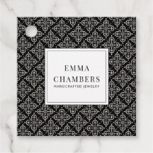 Preço Padrão do Motif Branco Preto do Designer de