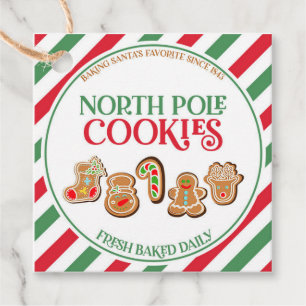 Etiquetas Para Lembrancinhas Presente de Biscoitos do Polo Norte Natal