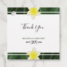 Etiquetas Para Lembrancinhas Presente de Casamento de Frangipani Plumeria Amare