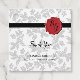 Etiquetas Para Lembrancinhas Presente de Casamento de Padrões Elegantes e de Ce