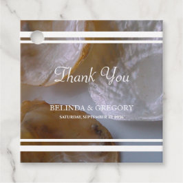 Etiquetas Para Lembrancinhas Presente de Casamento de Praia Clams