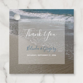 Etiquetas Para Lembrancinhas Presente de Casamento de praia e areia na praia