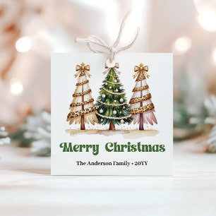 Etiquetas Para Lembrancinhas Presente Personalizado de Natal com Estampa Divert