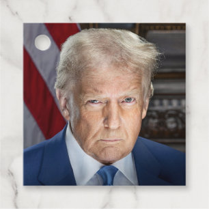 Etiquetas Para Lembrancinhas Presidente americano Donald Trump Foto 2025