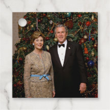 Presidente George Bush, Laura Casa Branca de Natal