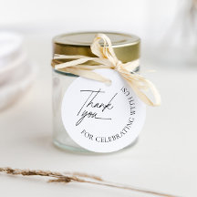 Preto e Branco Minimalistas Obrigado Marcas Favorá