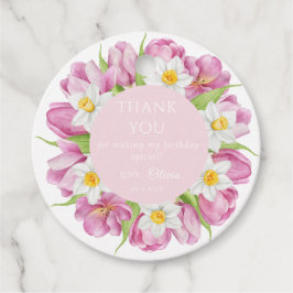 Etiquetas Para Lembrancinhas Primavera Aniversário de criança de ventilador col