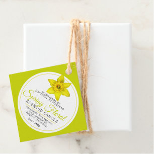 Etiquetas Para Lembrancinhas Primavera daffodils ingrediente de vela de arte bo