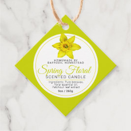 Etiquetas Para Lembrancinhas Primavera daffodils ingrediente de velas de arte b