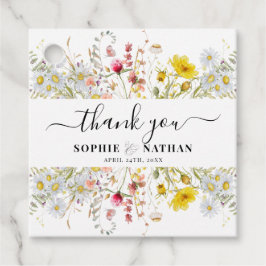 Etiquetas Para Lembrancinhas Primavera Summer Wildflower | CARTÕES DE AGRADECIM
