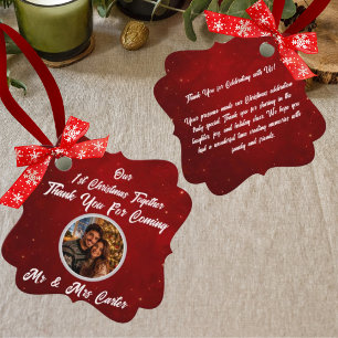 Etiquetas Para Lembrancinhas Primeiro Natal Juntos Casal Foto