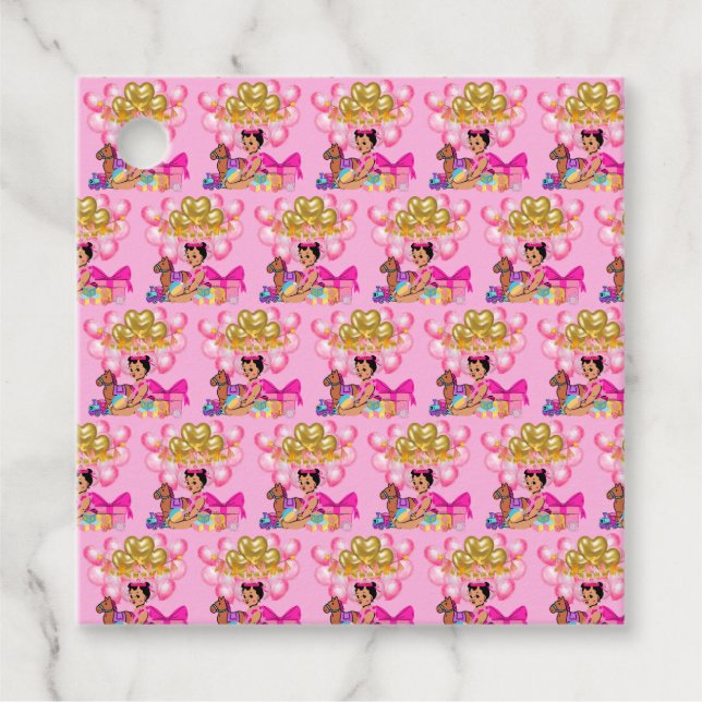 Etiquetas Para Lembrancinhas Princesa a Rosa (Frente)