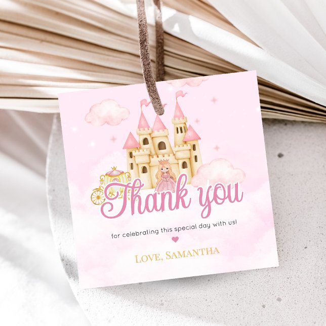 Etiquetas Para Lembrancinhas Princess Birthday (Four Ever Princess Birthday Party Favor Tags)