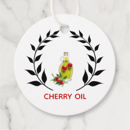 Etiquetas Para Lembrancinhas Produção de cozinhar de garrafa de óleo de cereja