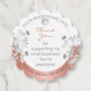 Etiquetas Para Lembrancinhas Produto Rosa, branco e floral muito elegante