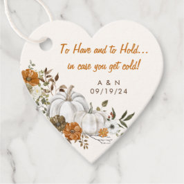 Etiquetas Para Lembrancinhas Pumpkin Floral Russo do casamento outono