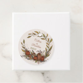 Etiquetas Para Lembrancinhas Pumpkin Wreath Autumn Inspirivity Casamento