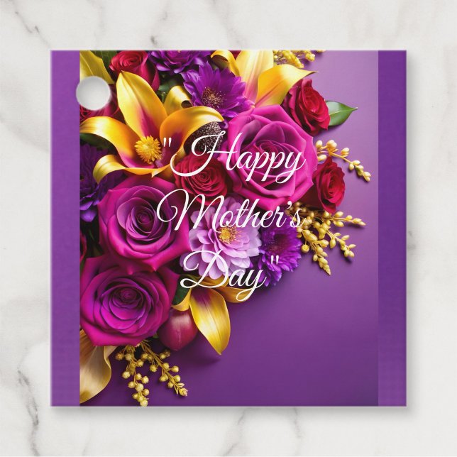 Etiquetas Para Lembrancinhas Purple Floral  (Criador carregado)