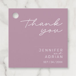 Etiquetas Para Lembrancinhas Púrpura Mínima Do Pastel Elegante Obrigado Fa De C
