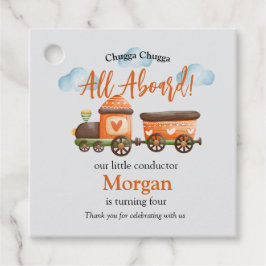 Etiquetas Para Lembrancinhas Qualquer Festa de Aniversário Adorável do Comboio
