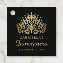 Etiquetas Para Lembrancinhas Quinceanera Princesa Tiara Coroa Dourada