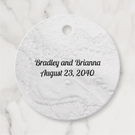 Etiquetas Para Lembrancinhas Raça e Pérolas Brancas e Prateadas no Casamento de