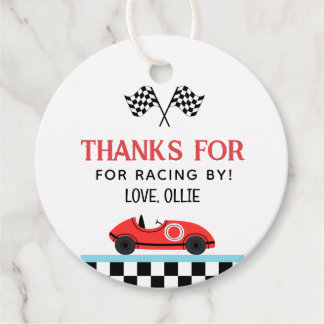 Etiquetas Para Lembrancinhas Race Red Car Obrigado Por Racing By