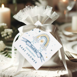 Etiquetas Para Lembrancinhas Rainbow Watercolor Muito Obrigado