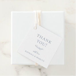 Etiquetas Para Lembrancinhas Ramo Botânico Azul Empoeirado Obrigado