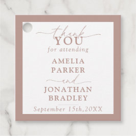 Etiquetas Para Lembrancinhas Recepção de casamento de Tipografia Minimalista Mo