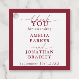 Etiquetas Para Lembrancinhas Recepção de casamento de Tipografia Minimalista Mo