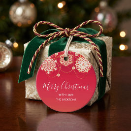 Etiquetas Para Lembrancinhas Red Na moda Felry Christmas