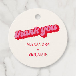 Etiquetas Para Lembrancinhas Retro Moderno Groovy Negrito