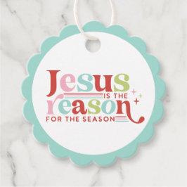 Etiquetas Para Lembrancinhas Retro Pastel Natal | Jesus é a razão