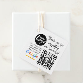 Etiquetas Para Lembrancinhas Revisões do Google Obrigado Logotipo Código QR
