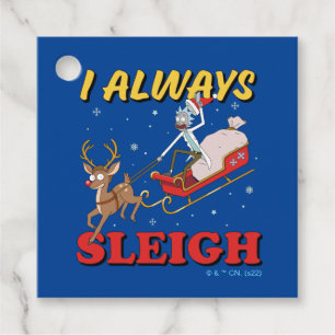 Etiquetas Para Lembrancinhas Rick e Morty I Sleigh Sempre