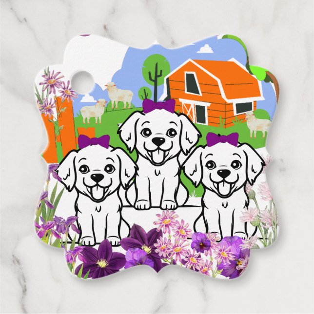 Etiquetas Para Lembrancinhas Rico dos pinos (Frente)