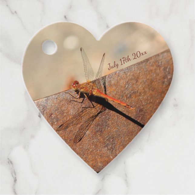 Etiquetas Para Lembrancinhas Rico Dragonfly Wedding (Frente)