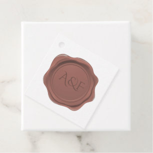 Etiquetas Para Lembrancinhas Rico Terra Cotta Wax Seal