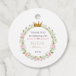 Etiquetas Para Lembrancinhas Romance Corado: Rosas Cor-de-Rosa e Resedos