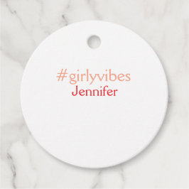 Etiquetas Para Lembrancinhas Rosa claro de hashtag Bossbabe adiciona nome e che