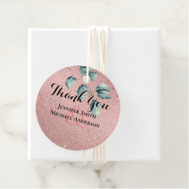 Etiquetas Para Lembrancinhas Rosa Dourado Eucalyptus Deixa Pêlos Olhar Sedes