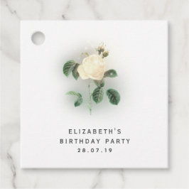 Etiquetas Para Lembrancinhas Rosa e Damasco coloridos de Pastel Pearl